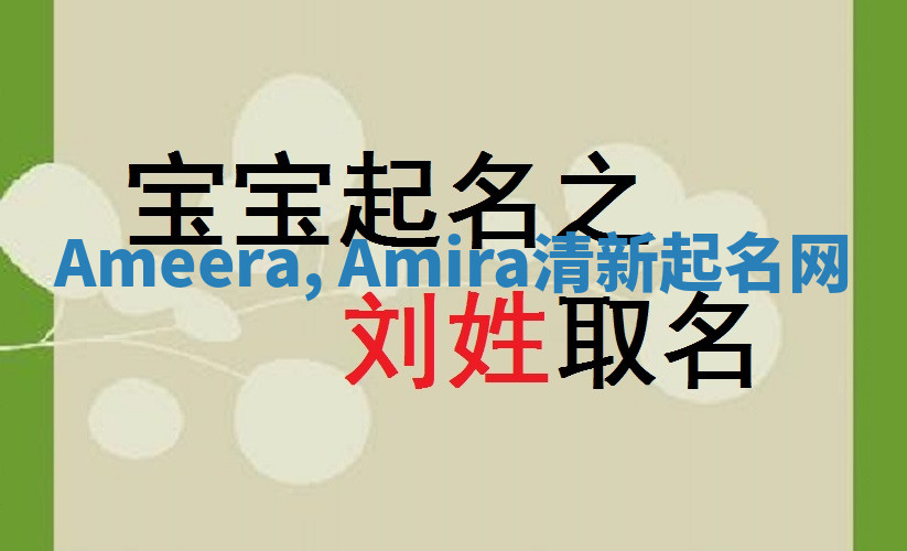 Ameera, Amira清新起名网 Ameera, Amira清新起名网